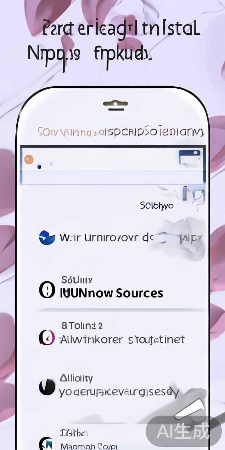 步骤二：如果是首次安装未知来源应用，需要在“设置”